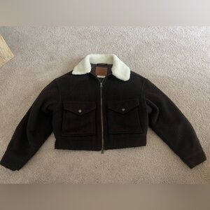 Levi's Dark Brown Sherpa Jacket